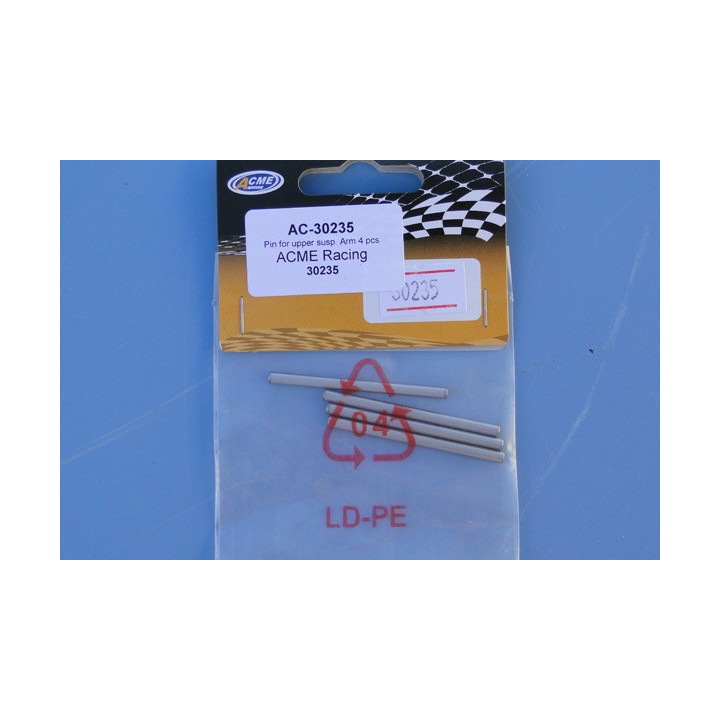 AC-30235 - Pin for upper susp. Arm 4 pcs (30235) ACME Racing