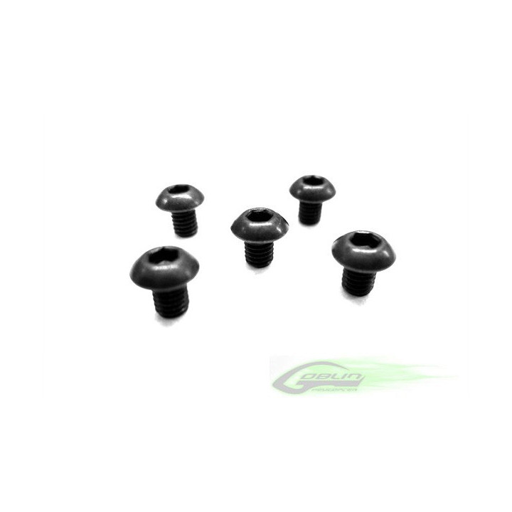 GB-HC038-S - DIN 12.9 Button Head Socket Cap M3x4 (5pcs) Goblin