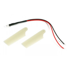KB-4021 - HP 450 Pro Tail Blades - GITD w/5mm UV LED- 61mm (4021) KBDD