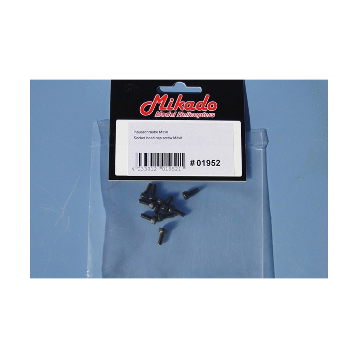 MK-01952 - Socket head cap screw M3x8 (01952) Mikado