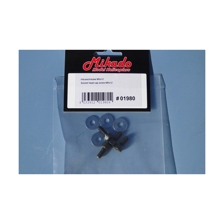 MK-01980 - Socket head cap screw M5x12 (01980) Mikado