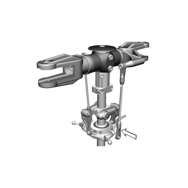 MK-04164 - VBar Rotorhead LOGO 400 (04164) Mikado