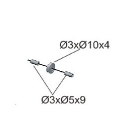 MK-04274 - Carbon belt tensioner LOGO 500 SE (04274) Mikado