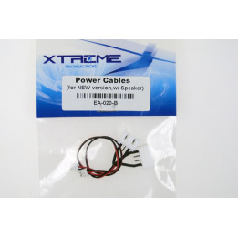 EA-020-B - Power Cables (for NEW version w/ Speaker) Xtreme