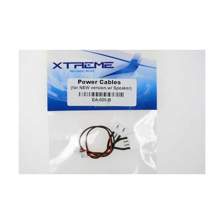 EA-020-B - Power Cables (for NEW version w/ Speaker) Xtreme
