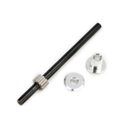 EF-4535A (BLH4535A) - B300X - Axe avec poulie d'entraiment d'anticouple en aluminium E-flite