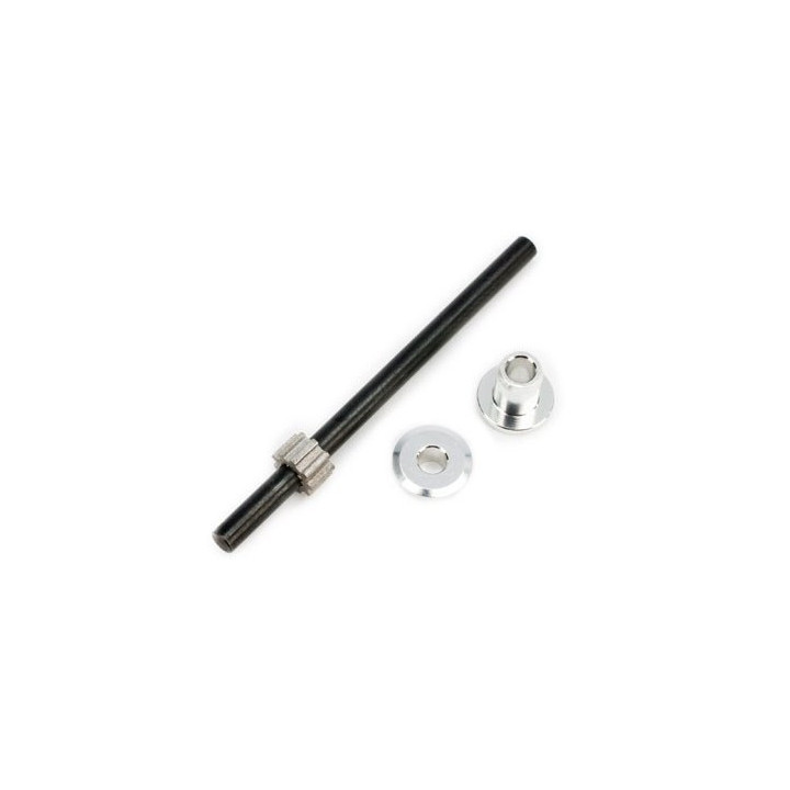 EF-4535A (BLH4535A) - B300X - Axe avec poulie d'entraiment d'anticouple en aluminium E-flite