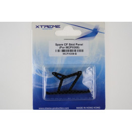 MCPX008-B - Spare CF Skid Panel (spare parts for MCPX008) Xtreme