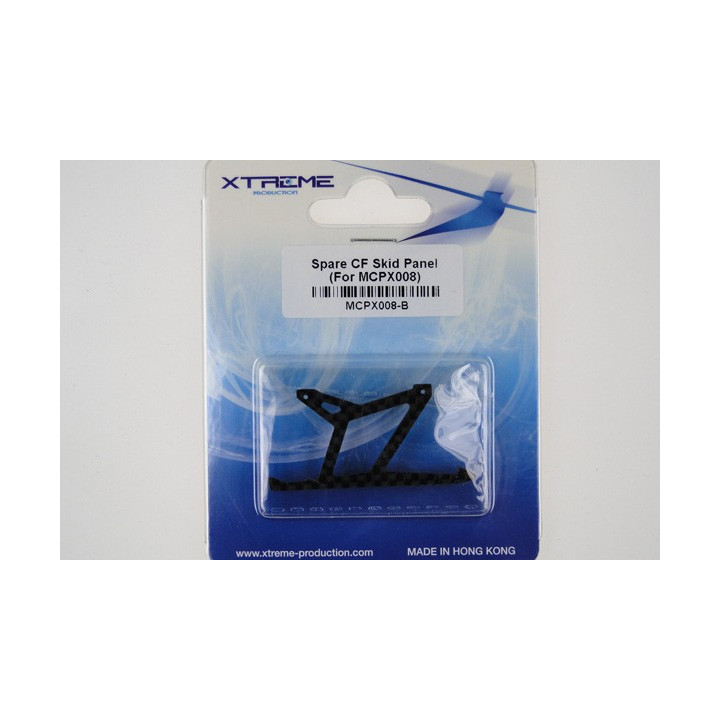 MCPX008-B - Spare CF Skid Panel (spare parts for MCPX008) Xtreme
