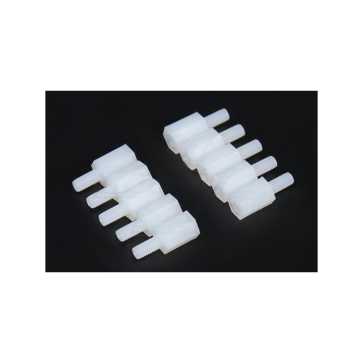 5.6mm x 14mm M3 Nylon Threaded Spacer...