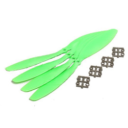 TU-PROP1147SF-GN - Slow Fly Electric Propellers 11x4.7 SF Green (4pcs) Turnigy