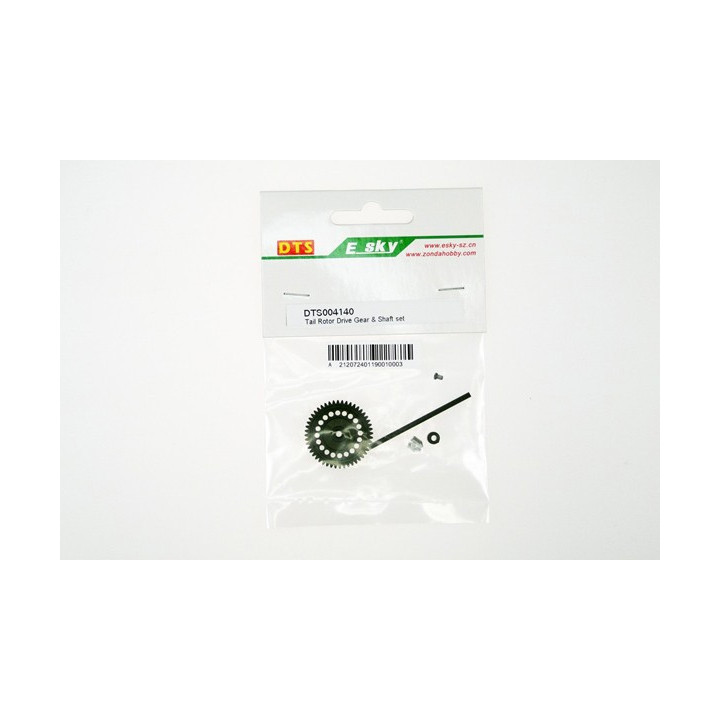 EK-004140 - Tail rotor drive gear & Shaft set Esky