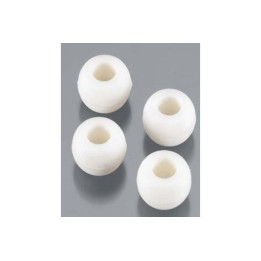 TT-PV0746-W - GOMMES SILICONES DE PATINS DATTERRISSAGE - MINI TITAN - White (PV0746-W) Thunder Tiger