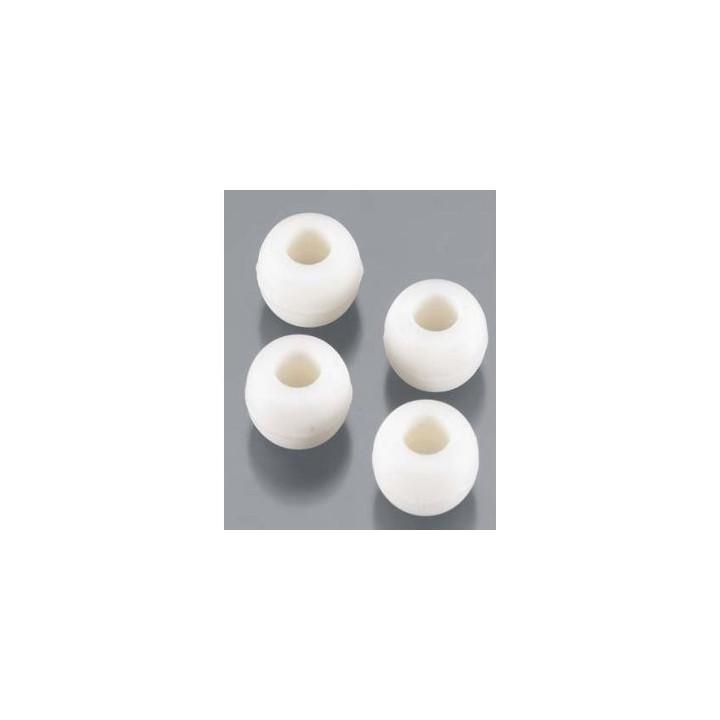 TT-PV0746-W - GOMMES SILICONES DE PATINS DATTERRISSAGE - MINI TITAN - White (PV0746-W) Thunder Tiger