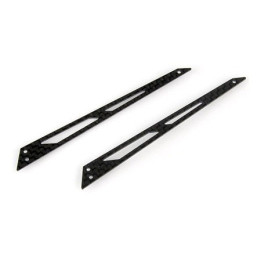 B130X12 - Carbon Tail Boom Support (Black - 2 pcs) - Blade 130X Xtreme