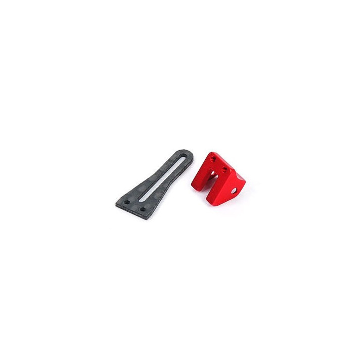 B130X23-R - Back Anti-Rotation Guide - Blade 130X (Red) Xtreme
