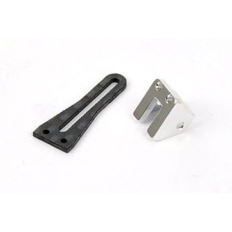 B130X23-S - Back Anti-Rotation Guide - Blade 130X (Silver) Xtreme