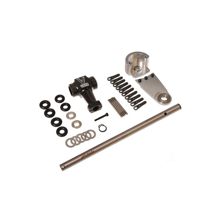 MK-04637 - Rotor head / counterbearing combo, LOGO 600/600SX (04637) Mikado