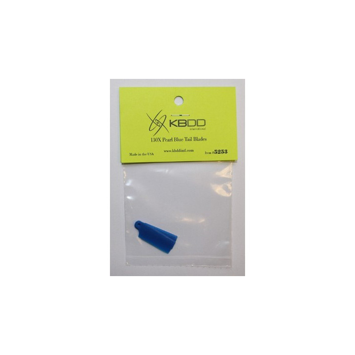 KB-5253 - KBDD Extreme Edition 130X Tail Blade - Pearl Blue (5253) KBDD