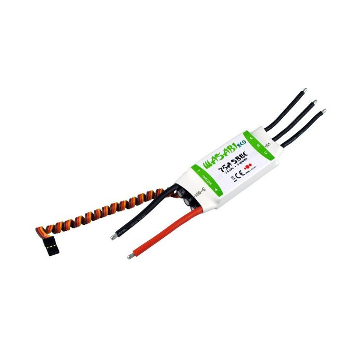 YU-4100275 - Controleur BLS ESC-75A BEC 5A WASABI ECO Yuki