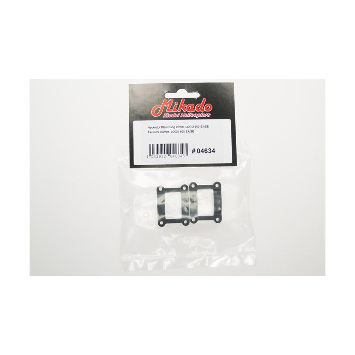 MK-04634 - Tail rotor clamps, LOGO 600 SX/SE (04634) Mikado