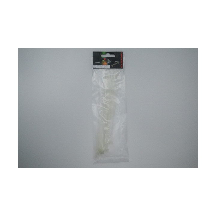 Serre cables 200 x 2.5mm blanc (20 pcs)...