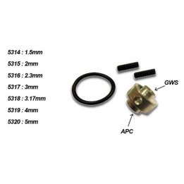 A2-5317 - Adaptateur d'helice APC et GWS arbre 3mm A2Pro