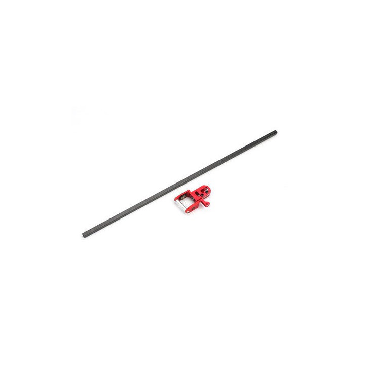 B130X10-R - Blade 130X Integrated Tail Gear Unit w/ Angular Contacted Bearings (Red) Xtreme