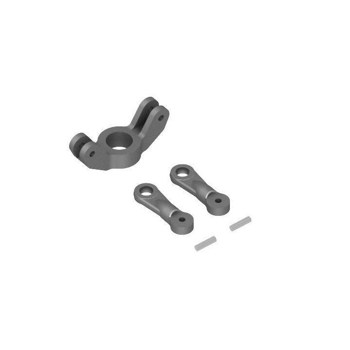 MK-04581 - Tail pitch plate with hinges, LOGO Xxtreme 800/700 (04581) Mikado