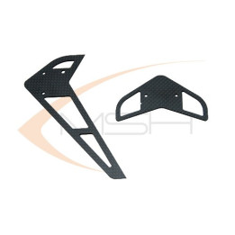 MS-51094 - CF Fins set (MSH51094) Protos 500 MSHeli
