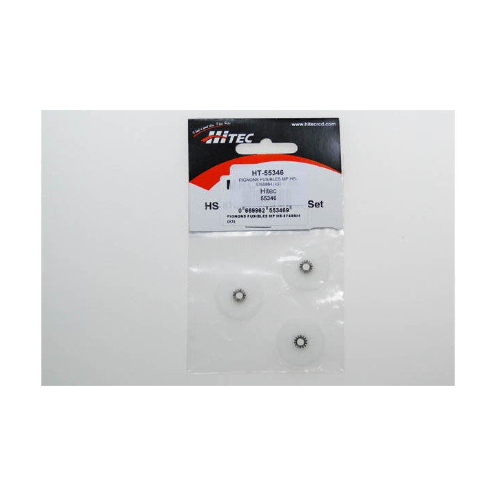 HT-55346 - PIGNONS FUSIBLES MP HS-5765MH (x3) Hitec