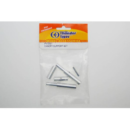 TT-PV0501 - Canopy Support Set -support de bulle alu fixation par vis - raptor 90 (PV0501) Thunder Tiger