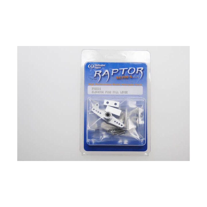 TT-PV0514 - Elevator Push Pull Lever Set R30/50 - Cde Metal Push Pull de profondeur (PV0514) Thunder Tiger