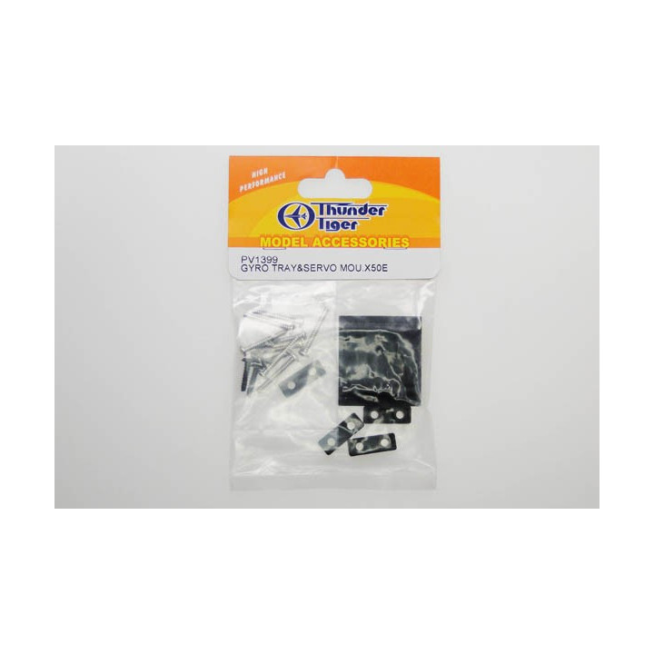 TT-PV1399 - Gyro Tray & Servo Mount Raptor X50/E Thunder Tiger