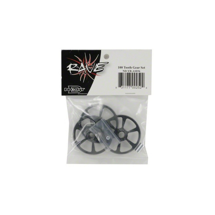 CY-ND-YR-AS036 - 100 tail gear set Curtis Youngblood Rave 450 3D Curtis Youngblood