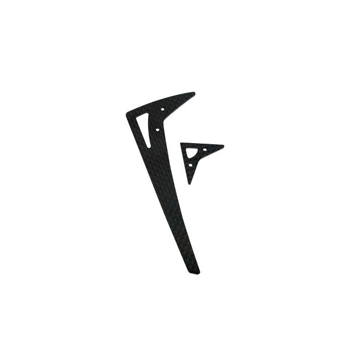LX-0347 - 300 X Lynx Upgrade Vertical Fin Set - 3K Carbon (LX0347) Lynx