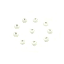 RJ-HA014W-20 - Metal Finish cap for 2.0mm Screw (10pcs) (Silver) (HA014W-20) RJX Hobby