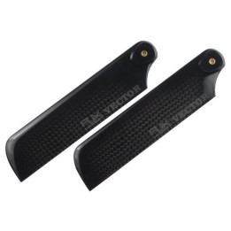 RJ-HA120CF - CF Tail Blades (120mm) (Black) (HA120CF) RJX Hobby