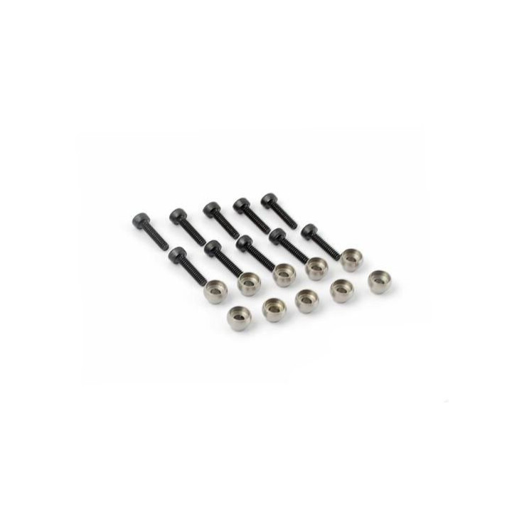 RJ-RJX26 - M3 Steel Ball with 2x6 screw (10pcs) for all helis (RJX26) RJX Hobby