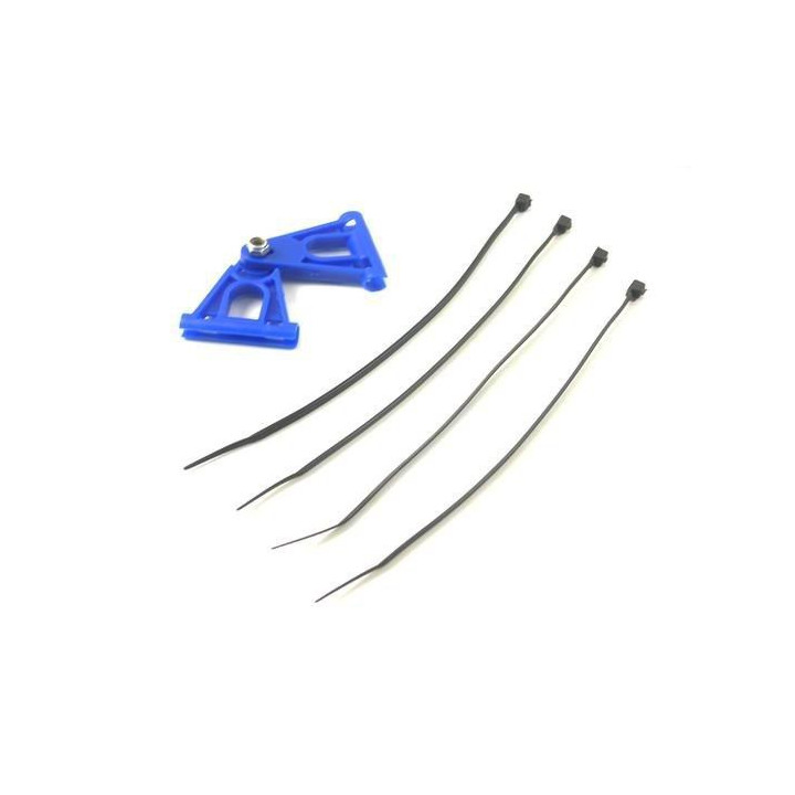 RJ-UP8001-B - Tail Support Reforcement blue for 3x6mm or 4x6mm CF rod (UP8001-B) RJX Hobby