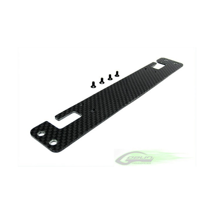 GB-H0073-S - Carbon Fibre RX Battery Support (H0073-S) Goblin