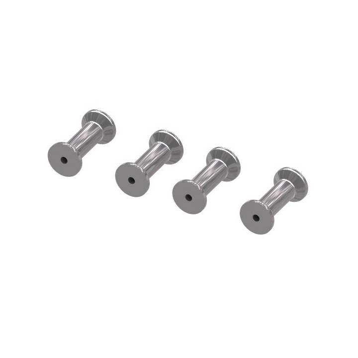 MK-04535 - Mounting bolts Battery Plate LOGO Xxtreme 4pc (04535) Mikado
