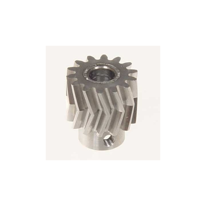 MK-04716 - Pinion for herringbone gear 16teeth, M1, dia.8mm (04716) Mikado