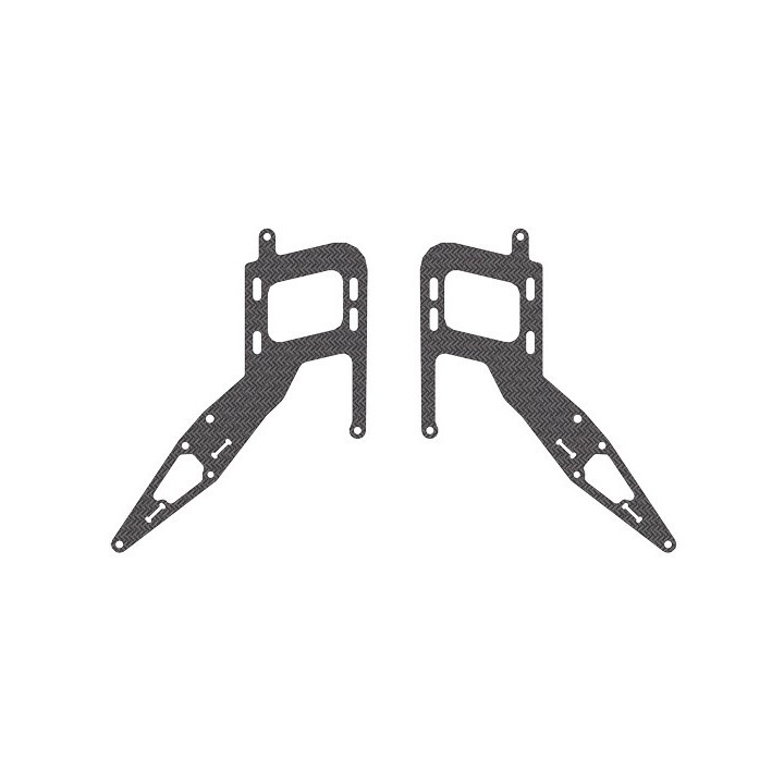 MK-04774 - Middle stiffener plate 1mm, LOGO 700 Xxtreme 2pc (04774) Mikado