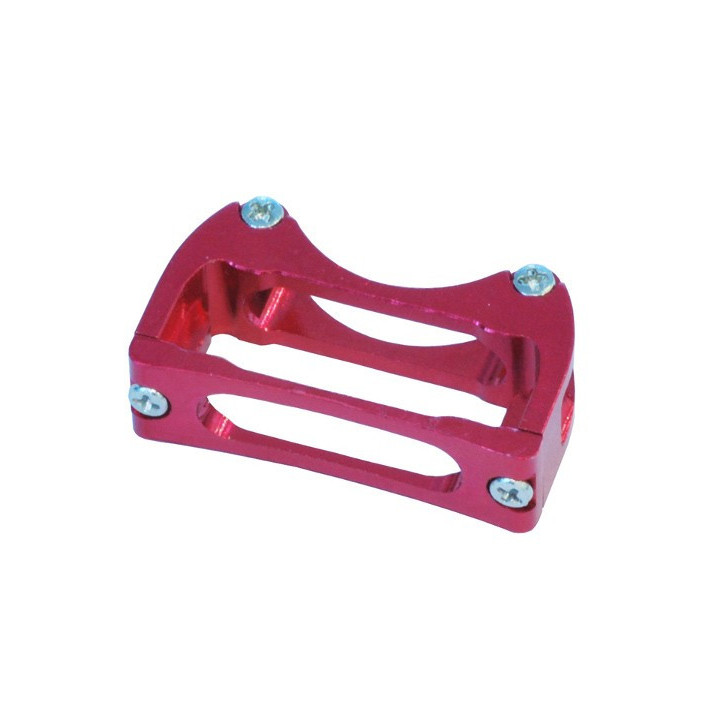 LX-0401 - 130 X - DS35 Tail Servo Mount - Red (LX0401) Lynx
