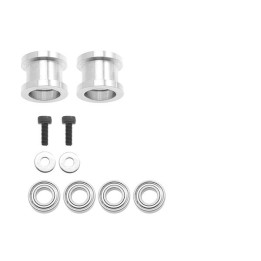 MS-71012 - Guide pulley - 8mm - Metal (2x) (MSH71012) MSHeli