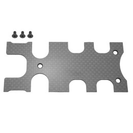 MS-71016 - Carbon cover Frame rear plate (MSH71016) MSHeli