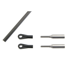 MS-71087 - Tail control rod set (700) (MSH71087) MSHeli