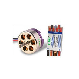 EK-001139 - Brushless motor (prepositive) 30g 1500KV + speed controller25A for light airplane (old EK5-0083) Esky