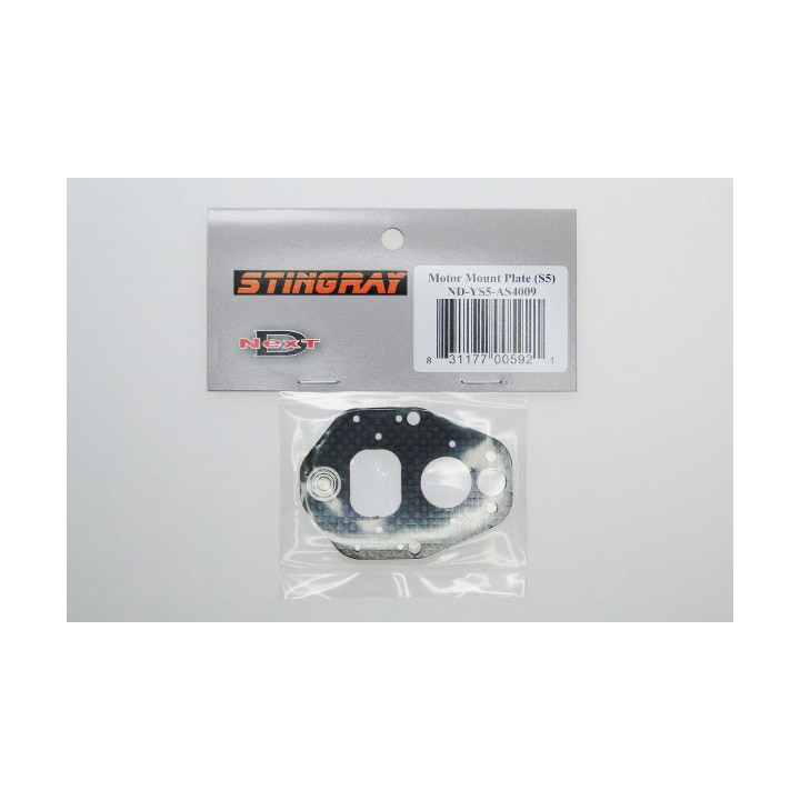 CY-ND-YS5-AS4009 - Motor Mount Plate (Carbon) Stingray 500 Curtis Youngblood